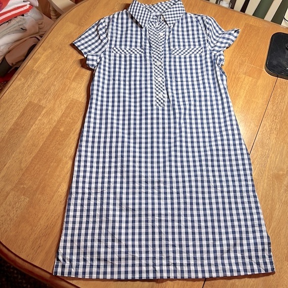 Vineyard Vines Gingham Shirt Dress - Picture 7 of 14